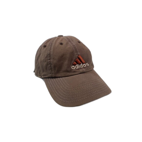 Vintage Adidas brown baseball hat cap adjustable - Picture 1 of 7